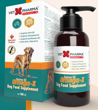 VetXPharma Omega-X Salmon Oil Köpek Gıda Takviyesi