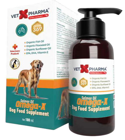VetXPharma Omega-X Salmon Oil Köpek Gıda Takviyesi