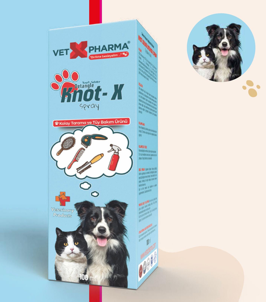 VetXPharma Knot-X Kolay Tarama Ve Bakım Spreyi